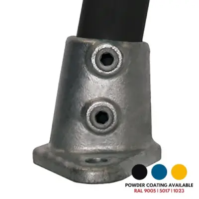 FastClamp C53 Galvanised 0 - 11 degree sloping base fitting for handrails.
