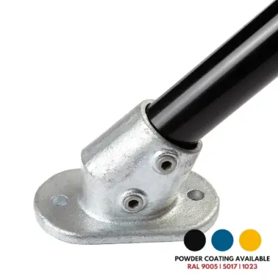 FastClamp C59A Galvanised angle base flange for handrails.