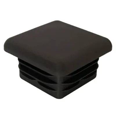 FastClamp C69 Black plastic square handrail end cap or plug