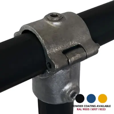 FastClamp CA03 Galvanised add on short tee for handrails.