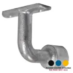 FastClamp DDA04 Galvanised intermediate bracket for disability handrails.