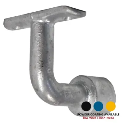 FastClamp DDA04 Galvanised intermediate bracket for disability handrails.
