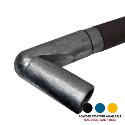 FastClamp DDA09 Galvanised 30 - 220 degree adjustable bend for disability handrails.