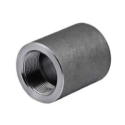 Galvanised forged carbon steel full coupling, BSPT or NPT female threads. 3000lb rated, conforms to ASME B16.11 and BS 3799