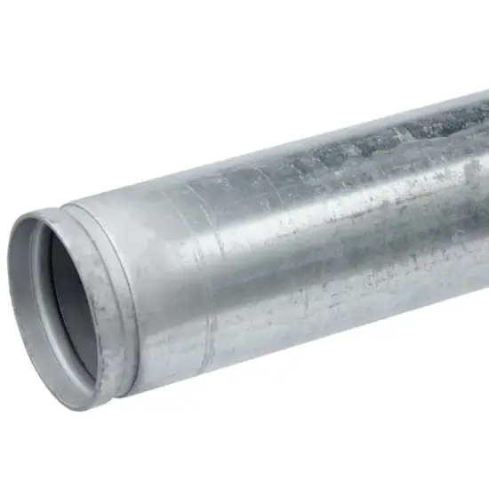 BS EN 10255 HDG galvanised mild steel welded pipe with groovedn ends