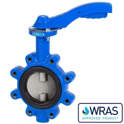 Genebre Art2108 Ductile iron lugged and tapped butterfly valve with EPDM seat