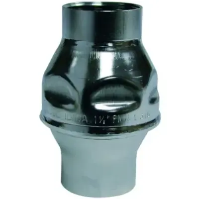 Genebre Art2445 Stainless steel 316L 'CROMAX' spring check valve with female BSPP threads to ISO 228/1. PN16 Rated, FKM seating.