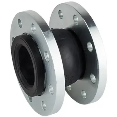 Genebre Art2831A Carbon steel x EPDM rubber expansion bellows with ANSI-150 flanged ends. 19 bar pressure rated.