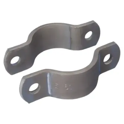 Heavy Duty self colour steel split band clips conforming to DIN 3567