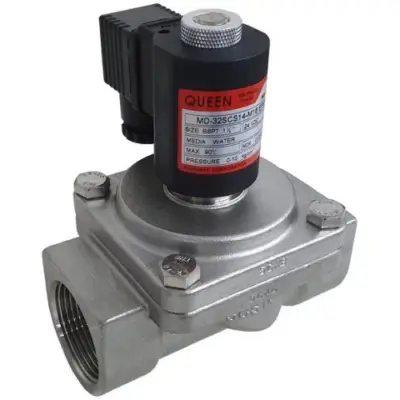 MD316 Stainless steel 316 2-Way Zero Rated Assisted Lift Solenoid Valve