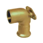 M-Press copper M-profile press fit x BSP female threaded 90 degree wallplate elbow. EPDM Seal, PN16 rated, WRAS Approved.