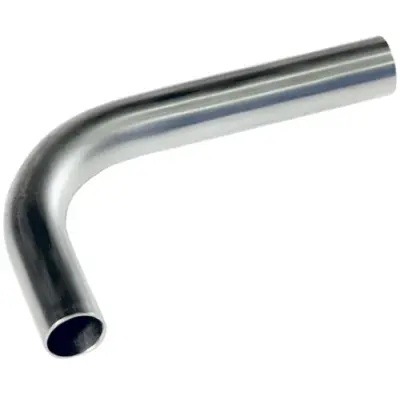 M-Press stainless steel 316 plain OD press fit male 90 degree bend. PN16 Rated, WRAS Approved.