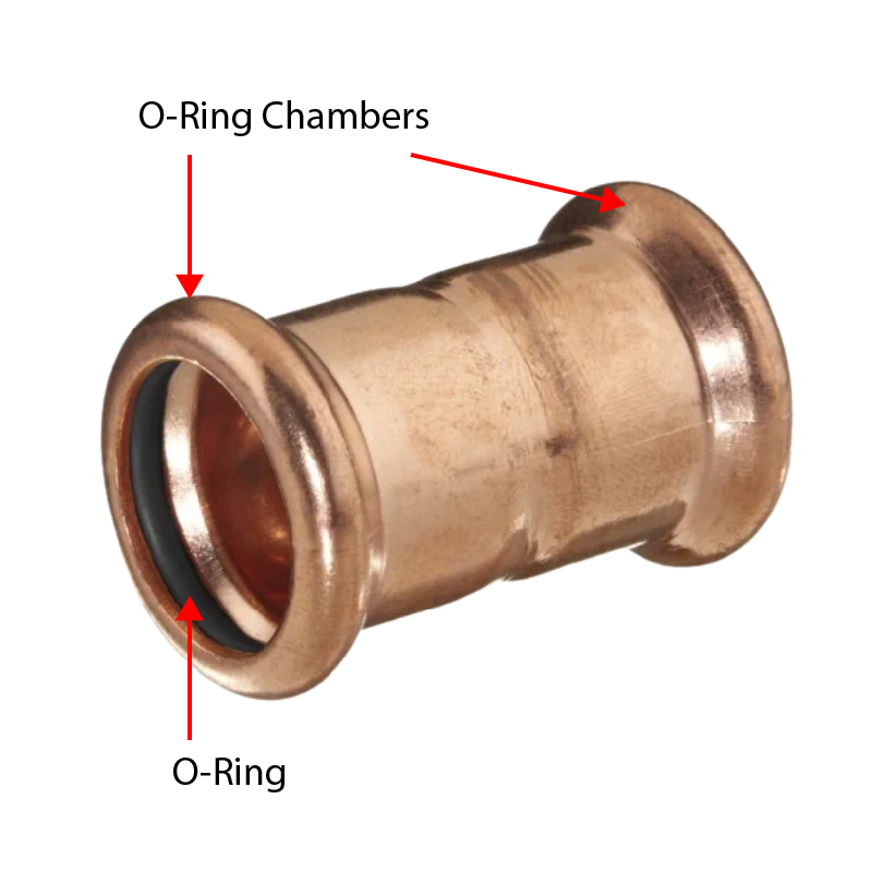 Copper Straight Coupling Diagram