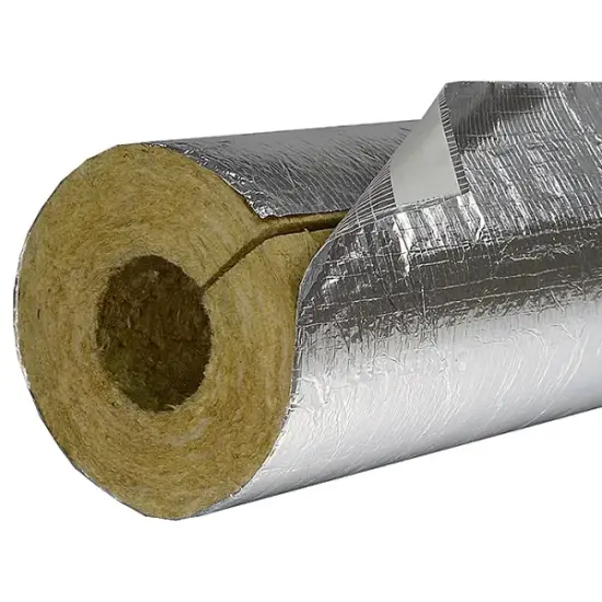 PARCO AluCoat HVAC Section Class T Rockwool pipe lagging insulation