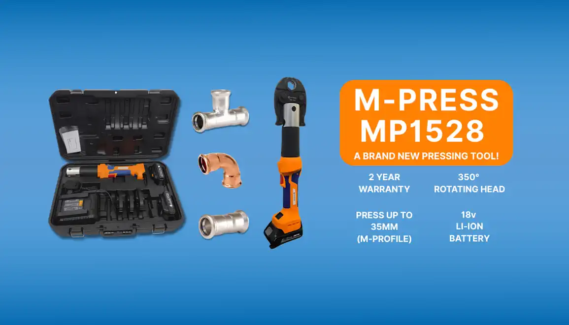 M-Press MP1528 handheld pressing machine banner