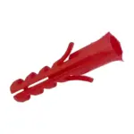 Red rawlplugs