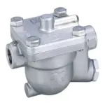 TLV J5SX Stainless steel mechanical free float steam trap with female BSP threaded ends.