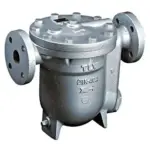 TLV J7.2X Cast iron mechanical free float steam trap with flange ends.