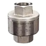TLV LA21 Stainless steel themostatic air vent with female BSP threaded ends.