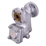 TLV SJH5X Cast steel mechanical free float steam trap with PN25/40 flanged ends.