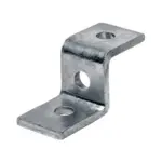 Unistrut P1045 Galvanised mild steel flat plate Z shape 3 hole channel bracket with M12 bolt holes