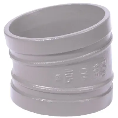 Viking 105 Galvanised ductile iron grooved 11.25 degree elbow, short radius