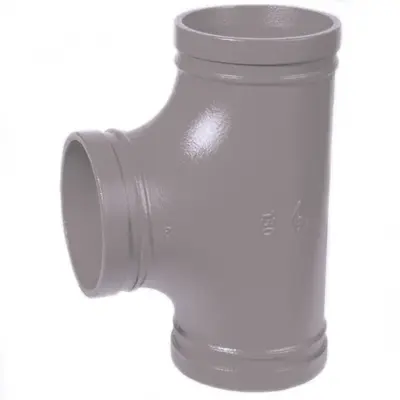 Viking 130 Galvanised painted ductile iron grooved equal tee