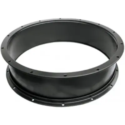 Viking Johnson Dedicated large diameter mild steel pipe coupling.