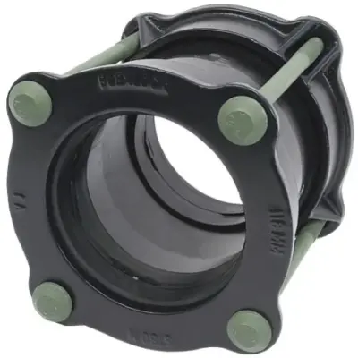 Viking Johnson FlexLock ductile iron pipe coupling with EPDM seals